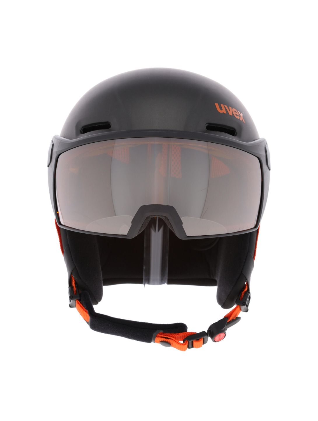 Uvex, Hlmt 700 visor Skihelm mit Visier dark slate grau 