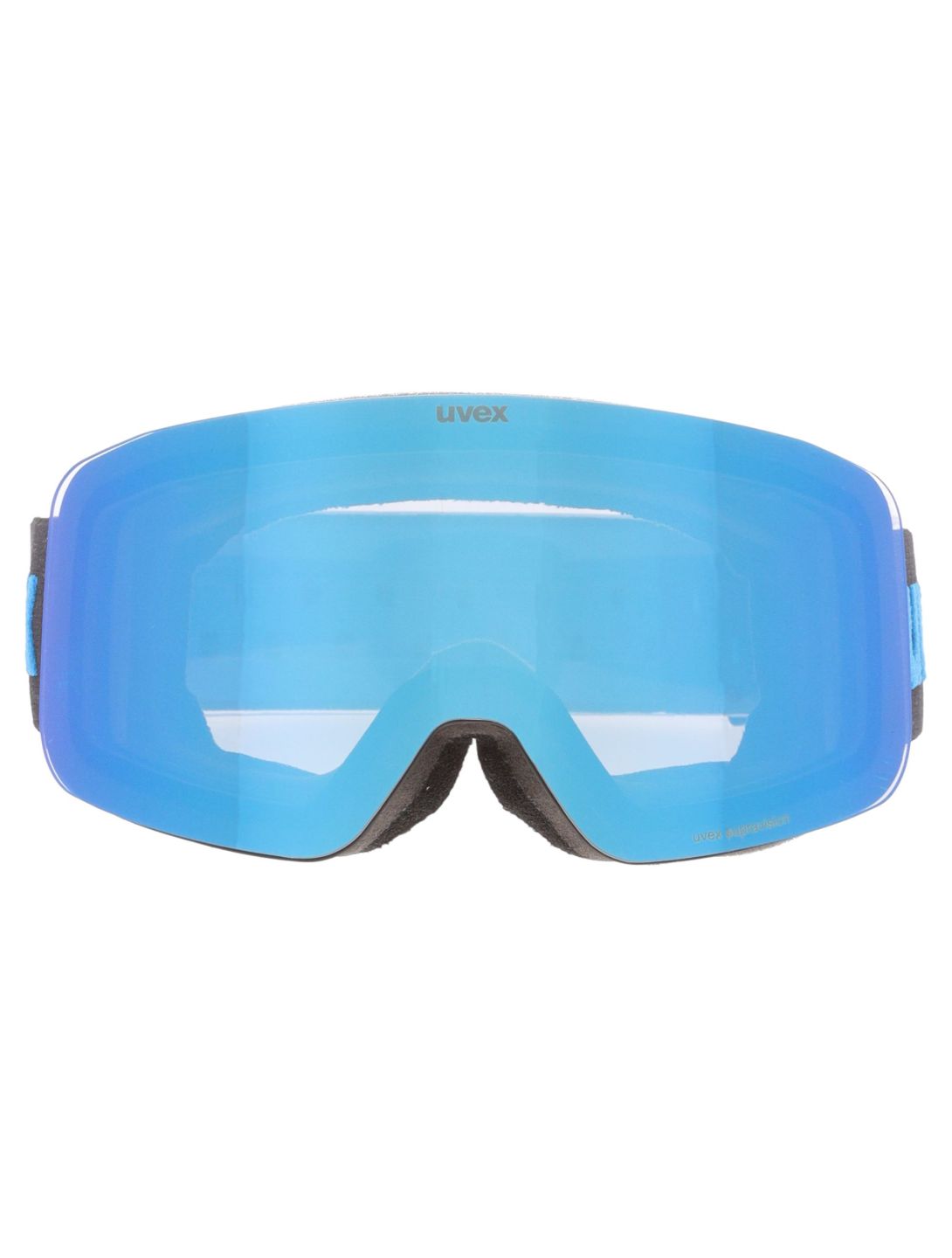 Uvex, Pwdr FM Skibrille Kinder Black Matt / Mirror Blue blau, schwarz 