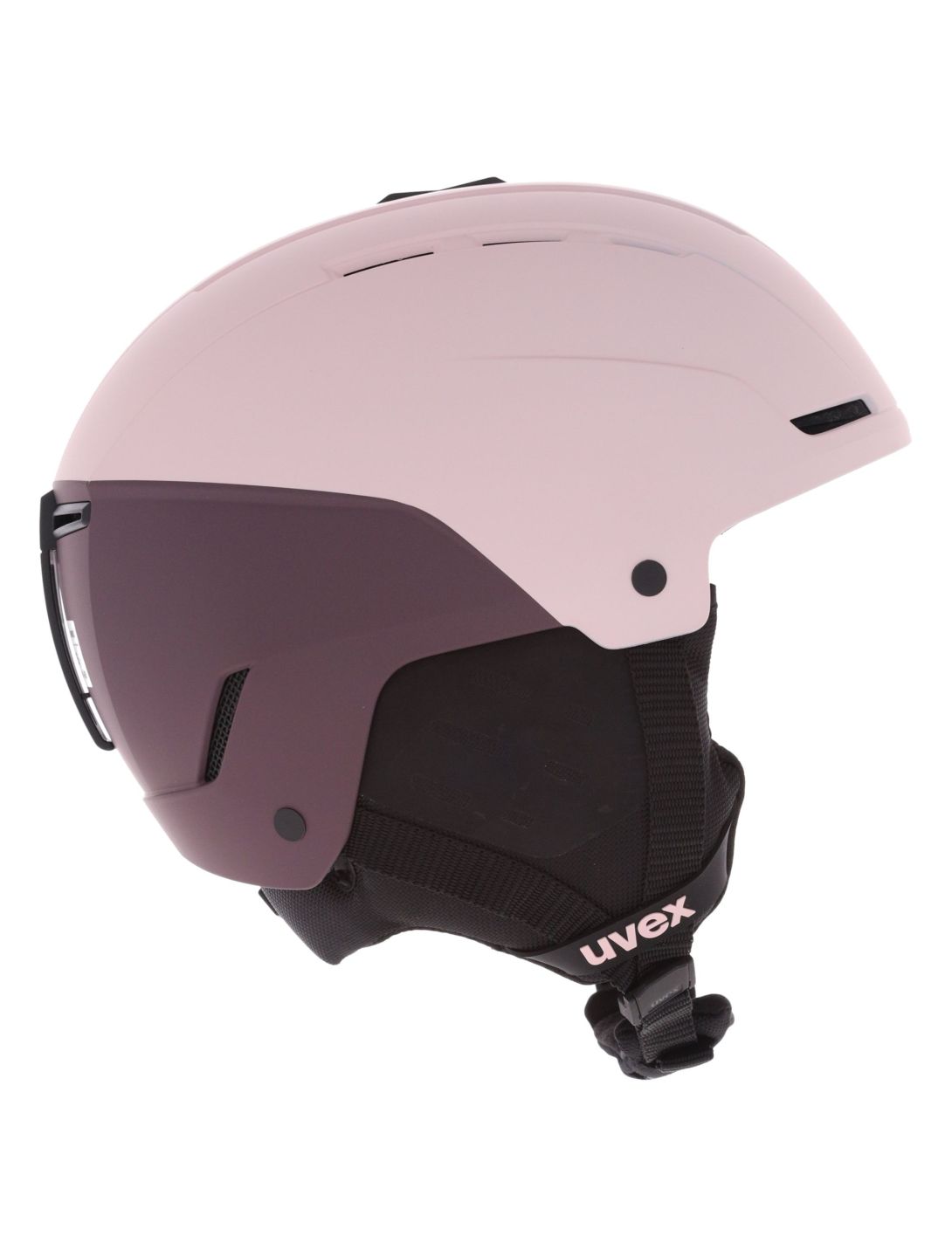 Uvex, Stance Skihelm Unisex Powder Plum Matt rosa, violett 