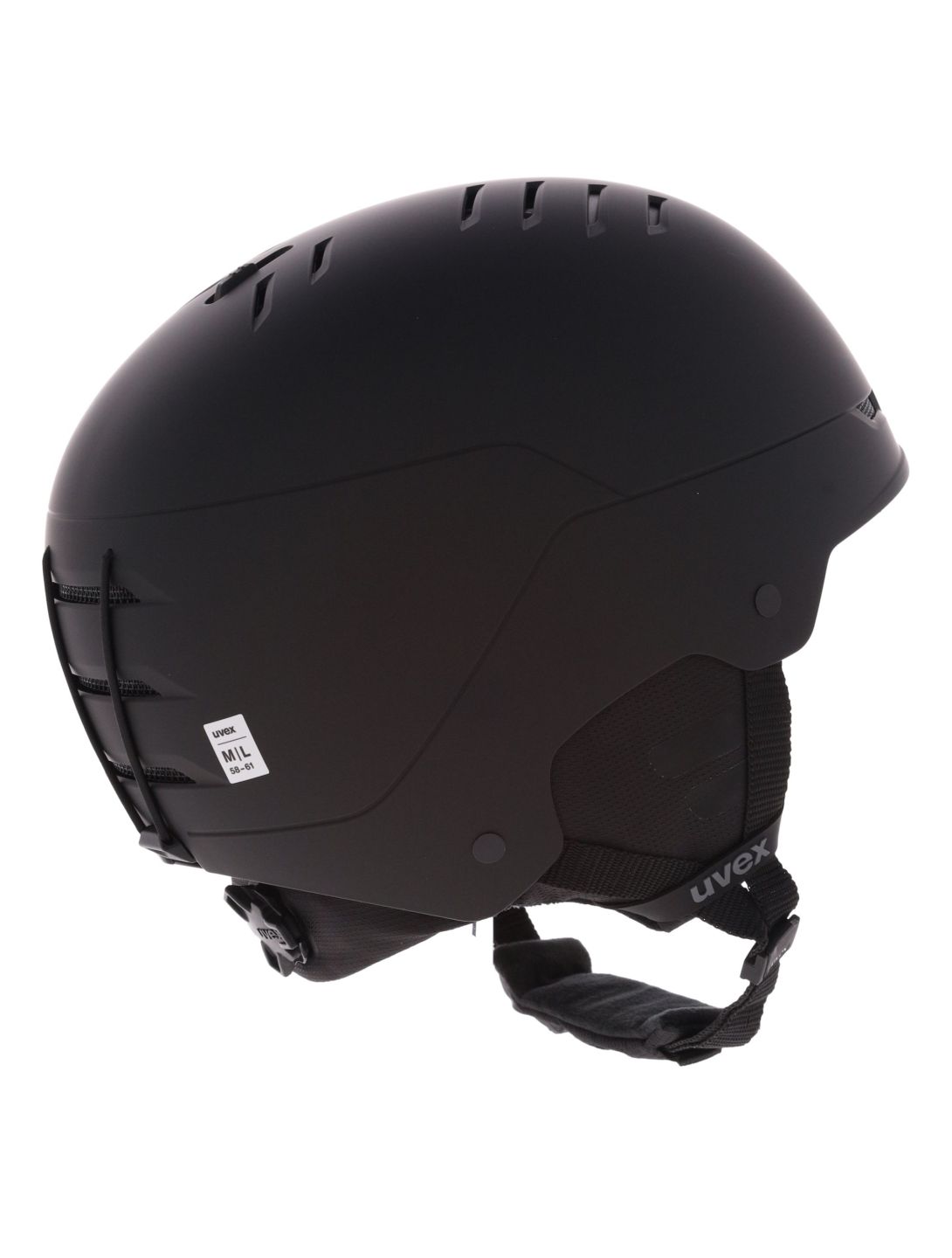 Uvex, Wanted Skihelm Unisex Black Matt schwarz 