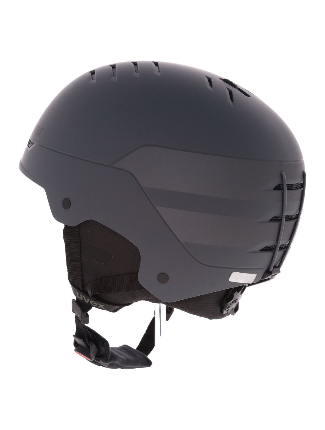 Uvex, Wanted Skihelm Unisex Rhino Matt grau 