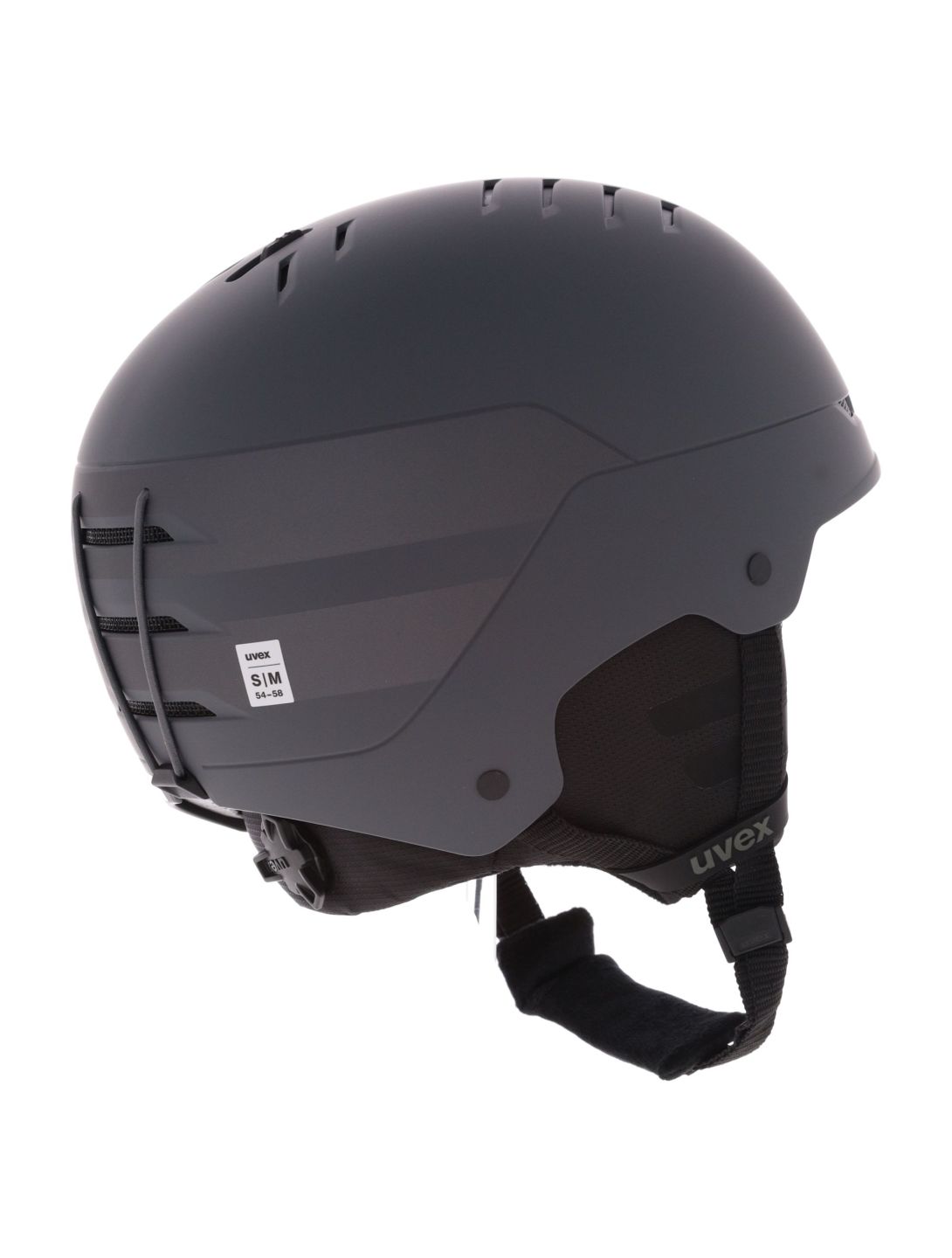 Uvex, Wanted Skihelm Unisex Rhino Matt grau 