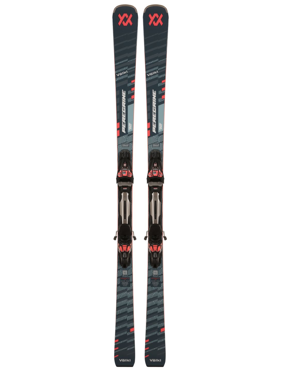 Völkl, Peregrine 72 + Rmotion 12 GW Skier Unisex Blue Red blau, rot 