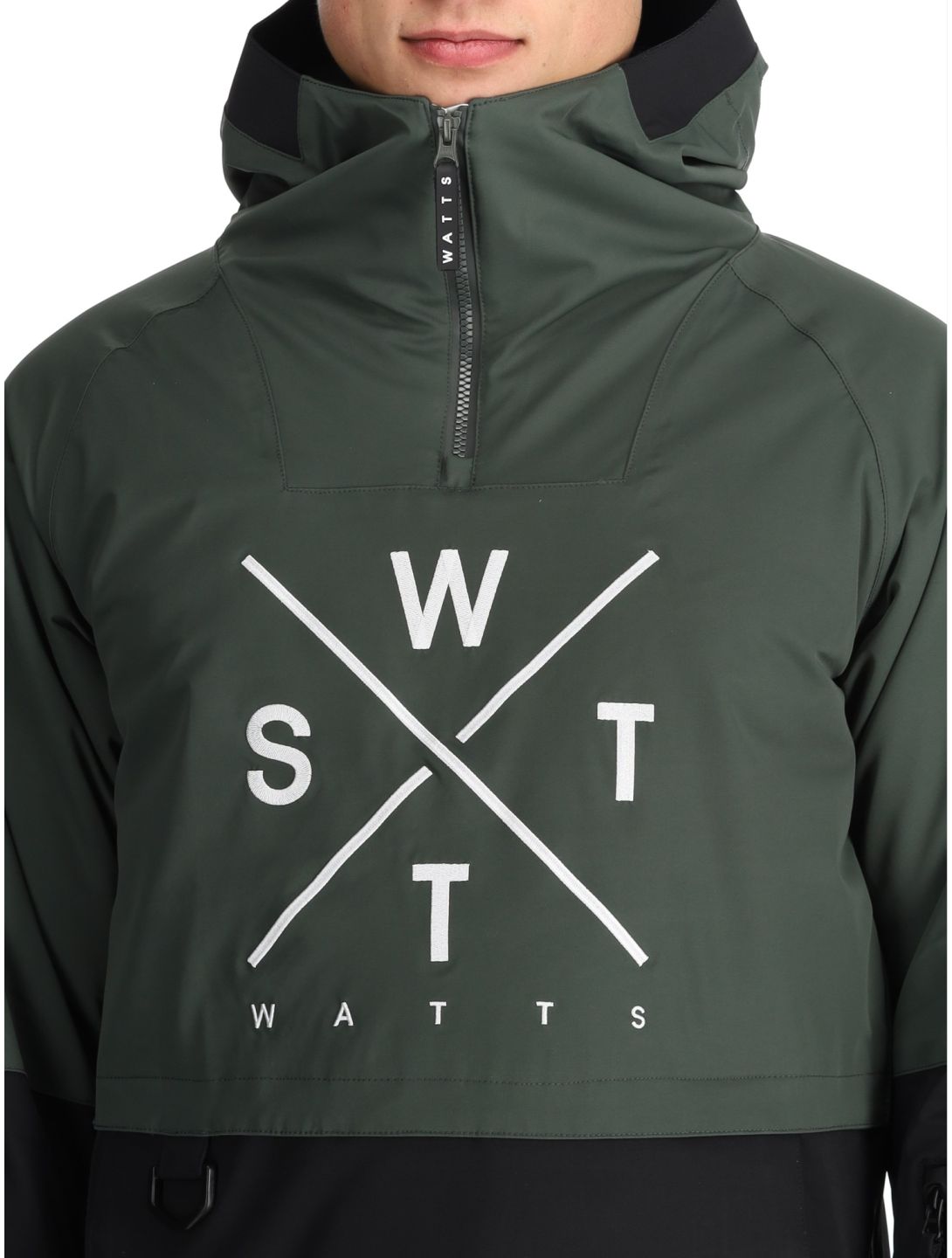 Watts, XMETOD Winter Anorak Herren Green / Black grün, schwarz 