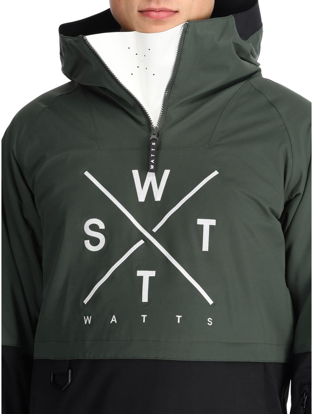 Watts, XMETOD Winter Anorak Herren Green / Black grün, schwarz 