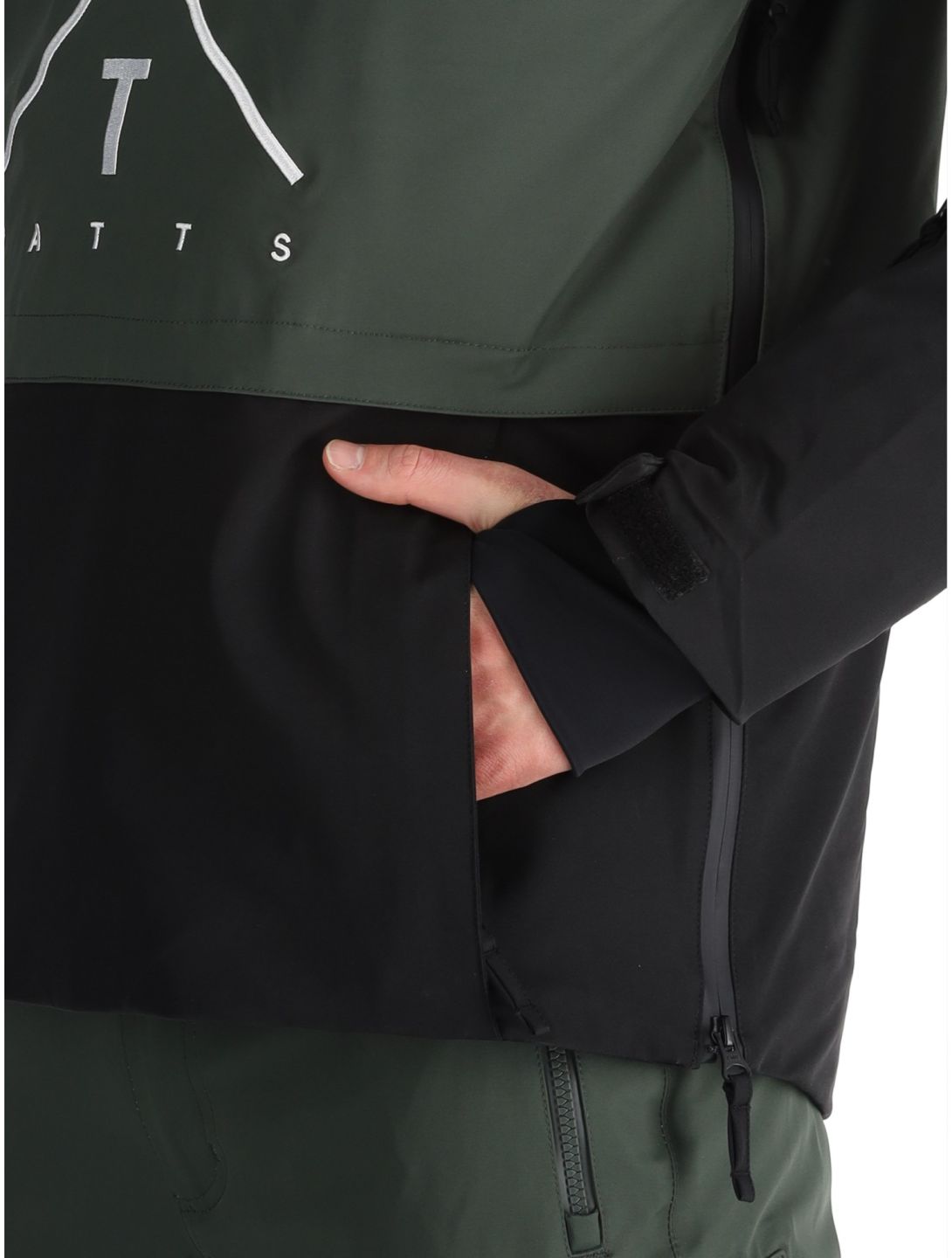 Watts, XMETOD Winter Anorak Herren Green / Black grün, schwarz 