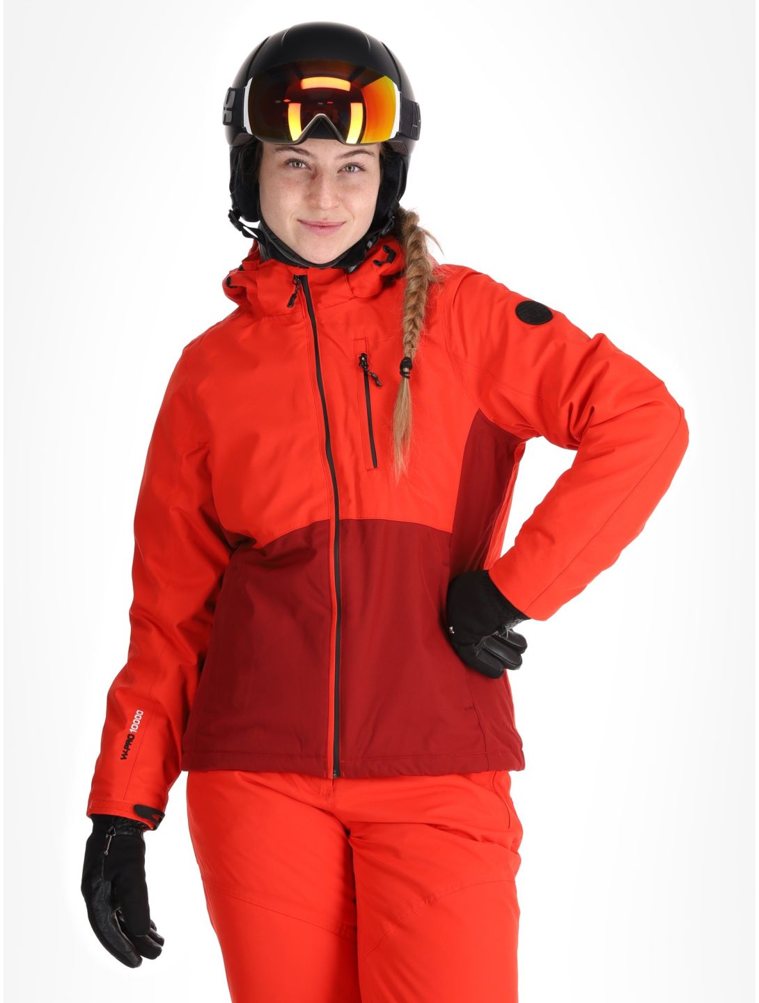 Whistler, Drizzle Skijacke Damen Red Alert rot 