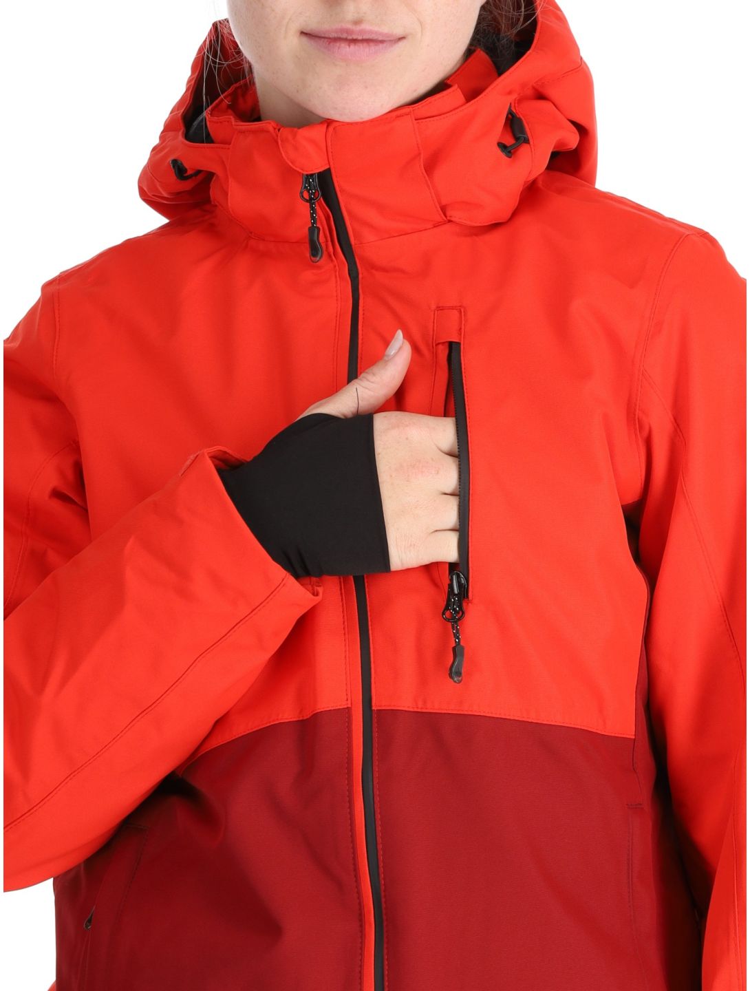 Whistler, Drizzle Skijacke Damen Red Alert rot 