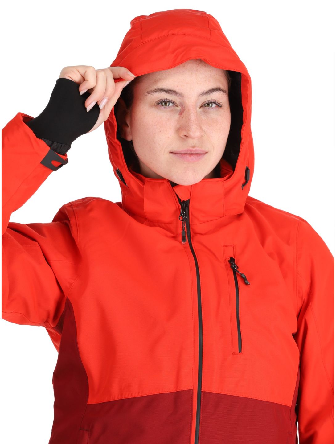 Whistler, Drizzle Skijacke Damen Red Alert rot 