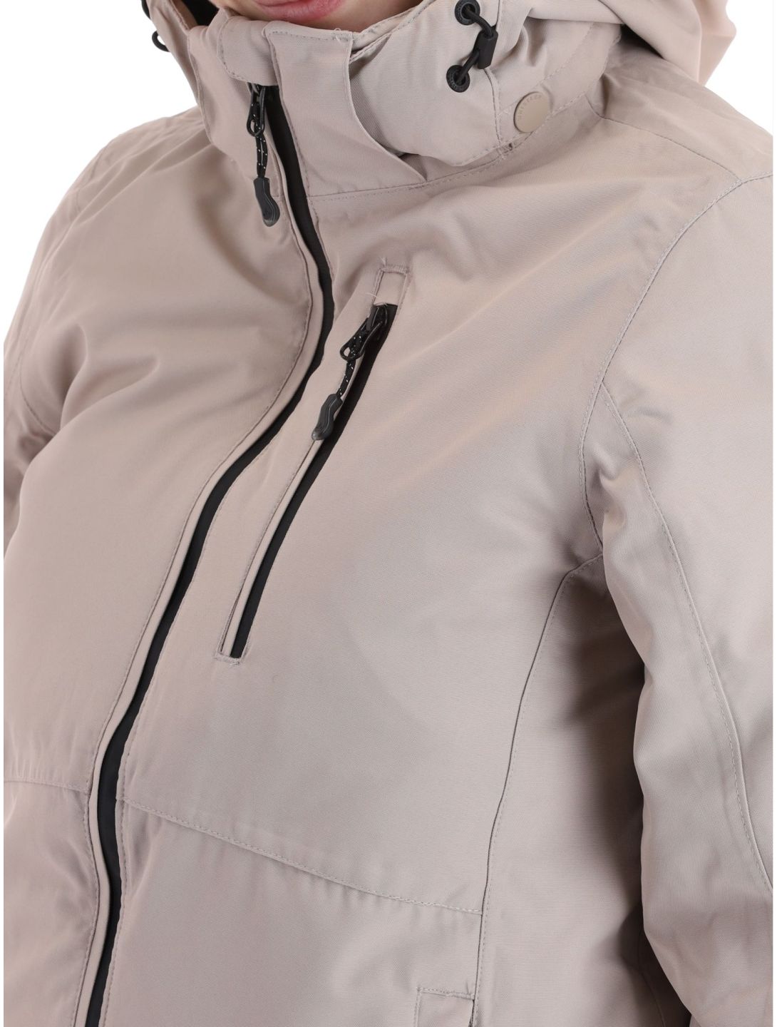 Whistler, Drizzle Skijacke Damen Simply Taupe grau 