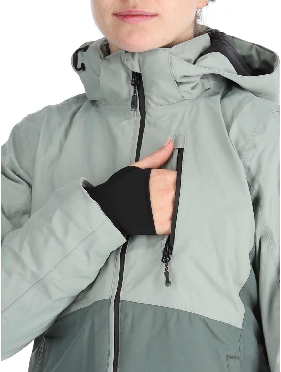 Whistler, Drizzle Skijacke Damen Slate Gray grau 