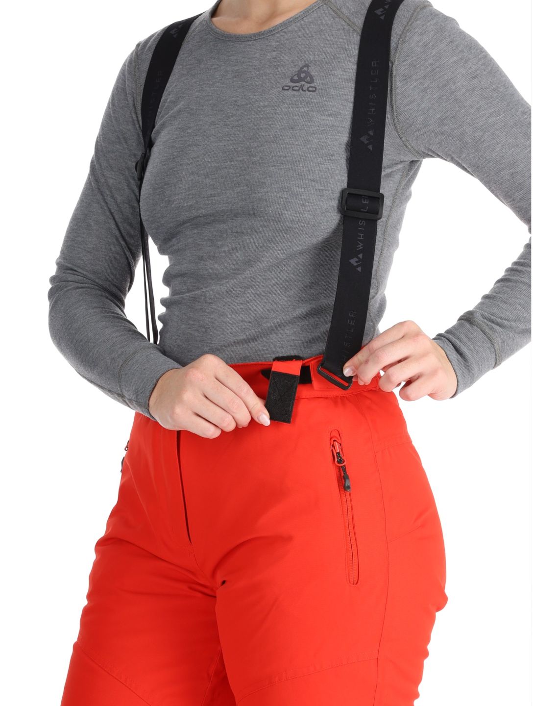 Whistler, Drizzle Skihose Damen Red Alert rot 