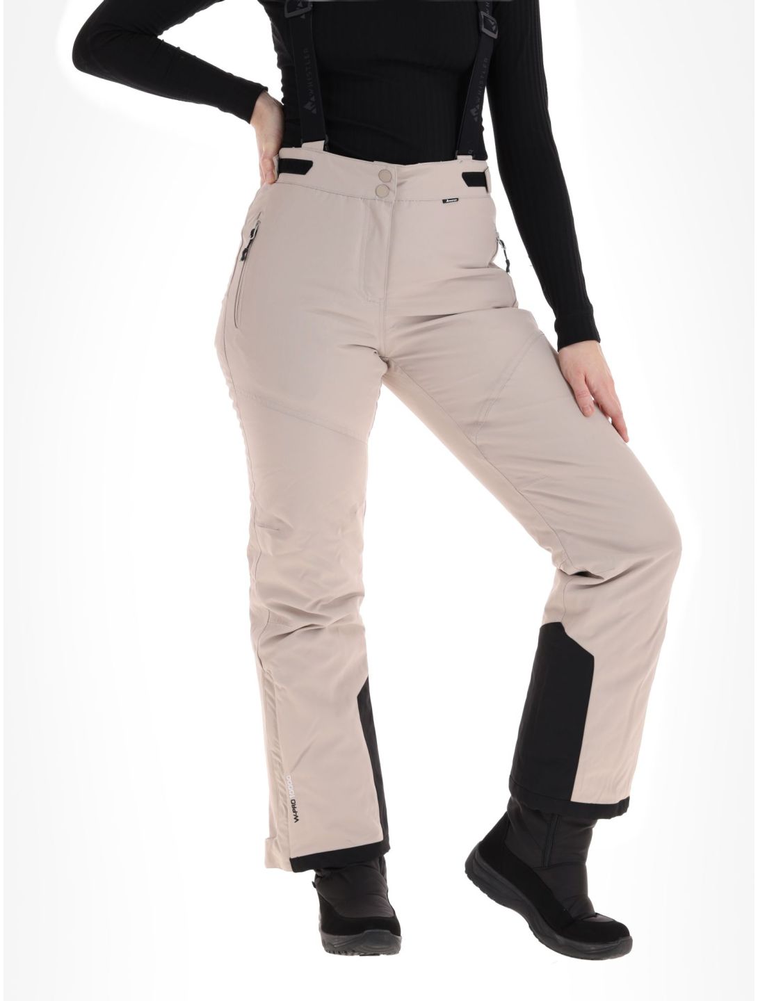 Whistler, Drizzle Skihose Damen Simply Taupe grau 