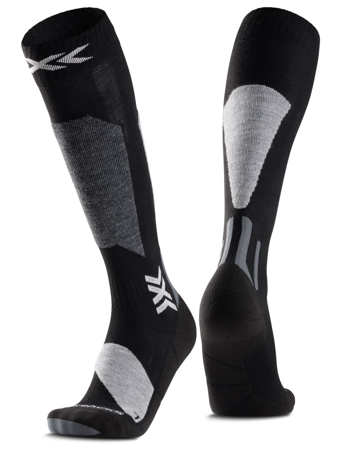 X-Socks, Ski Discover Otc Kompressionsstrümpfe Herren Black / Light Grey grau, schwarz 