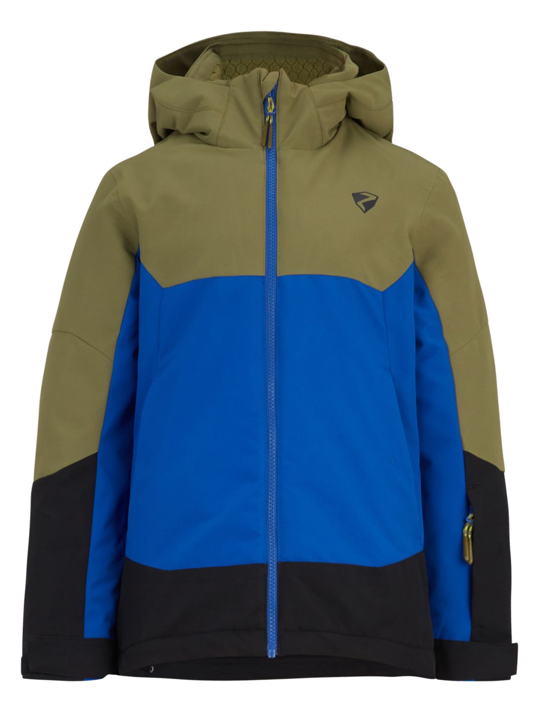 Ziener, Agimo Junior Skijacke Kinder Cobalt Blue blau, grün, schwarz 