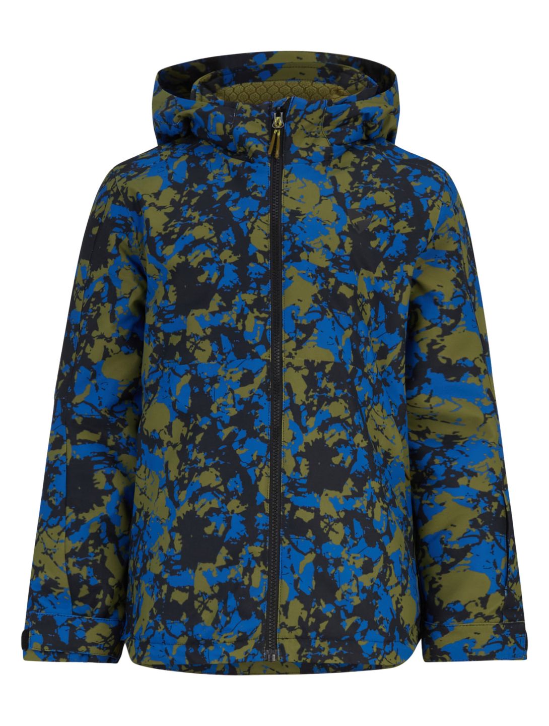 Ziener, Aluck Junior Skijacke Kinder Natural Camo blau, grün 