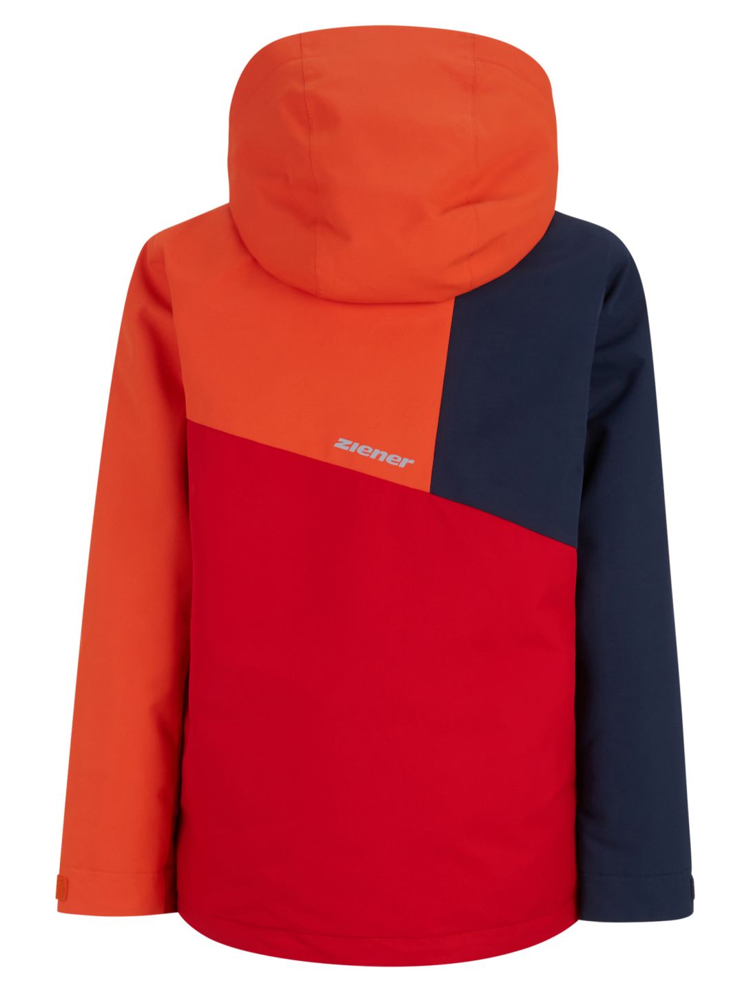 Ziener, Anzo Junior Skijacke Kinder Red Salsa blau, orange, rot 