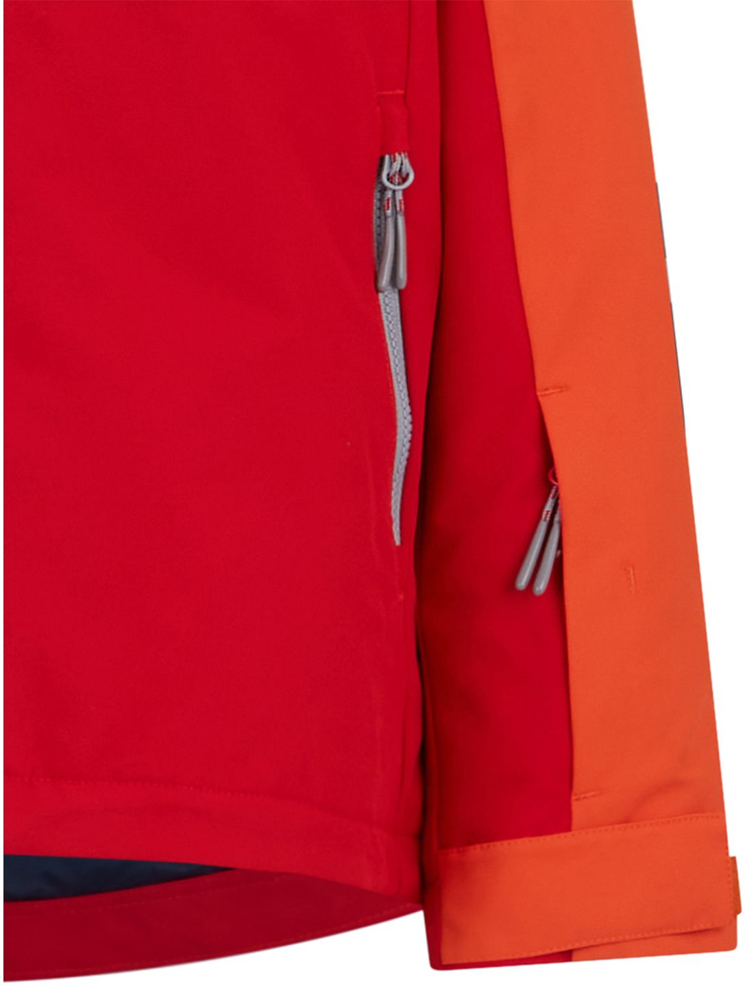 Ziener, Anzo Junior Skijacke Kinder Red Salsa blau, orange, rot 