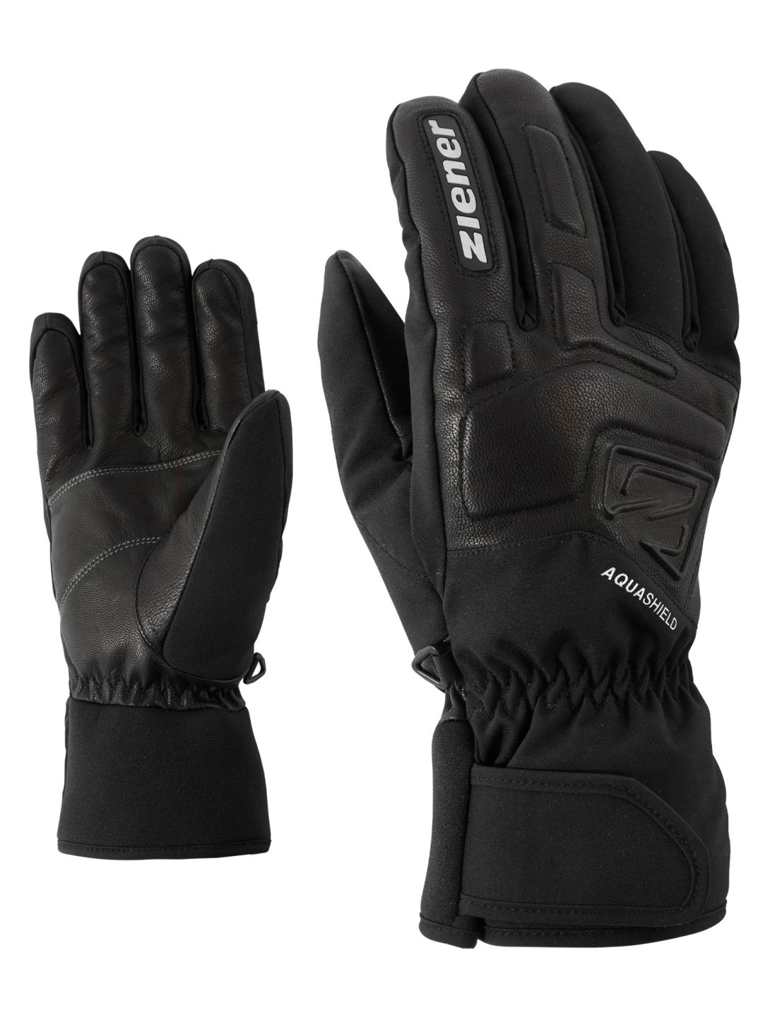 Ziener, Glyxus AS Skihandschuhe Herren Black schwarz 