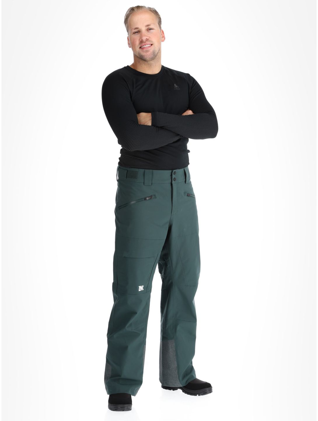 Ziener, Rappold Skihose Herren Dark Jungle grün 