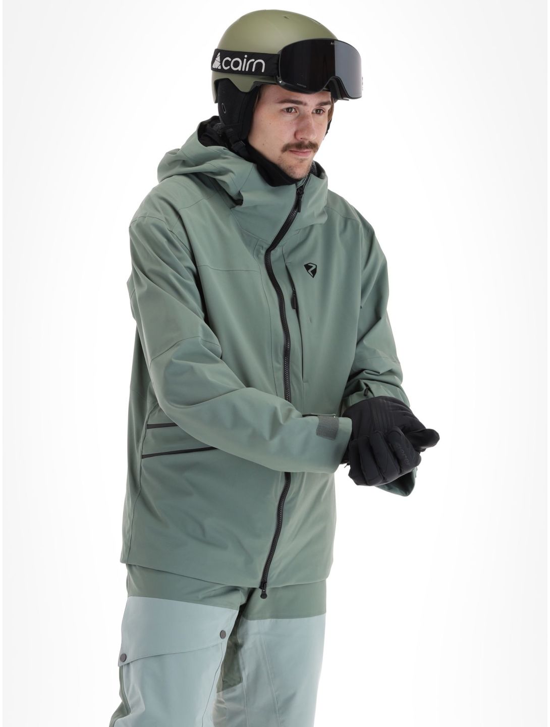 Ziener, Tahan Hardshell Skijacke Herren Green Mud grün 