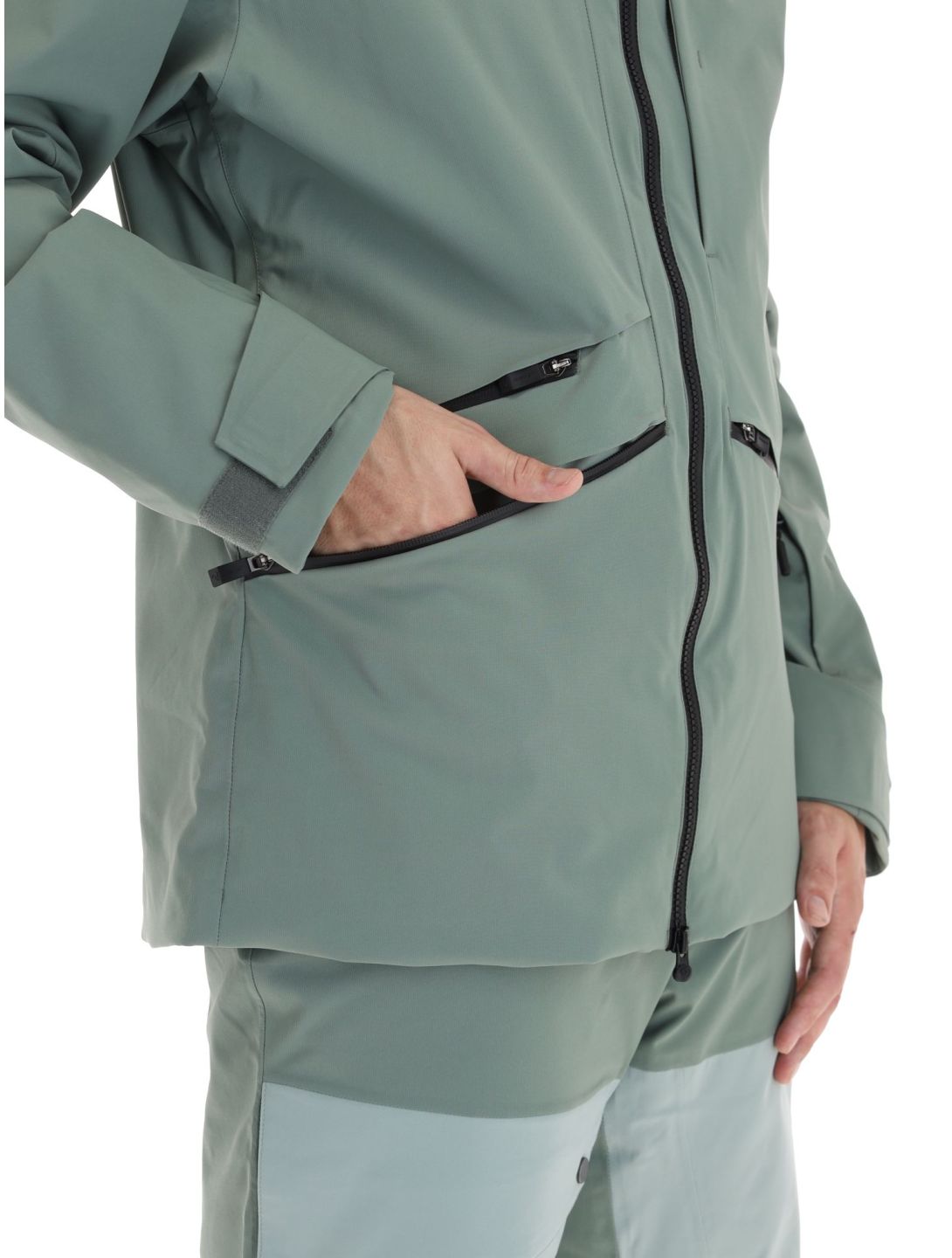 Ziener, Tahan Hardshell Skijacke Herren Green Mud grün 