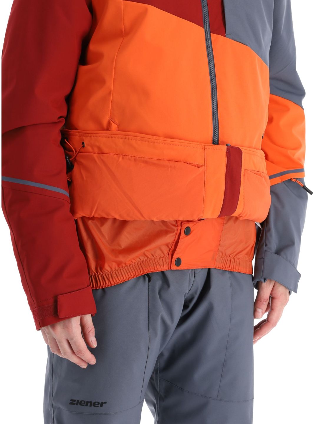 Ziener, Timpa Skijacke Herren Burnt Orange grau, orange, rot 