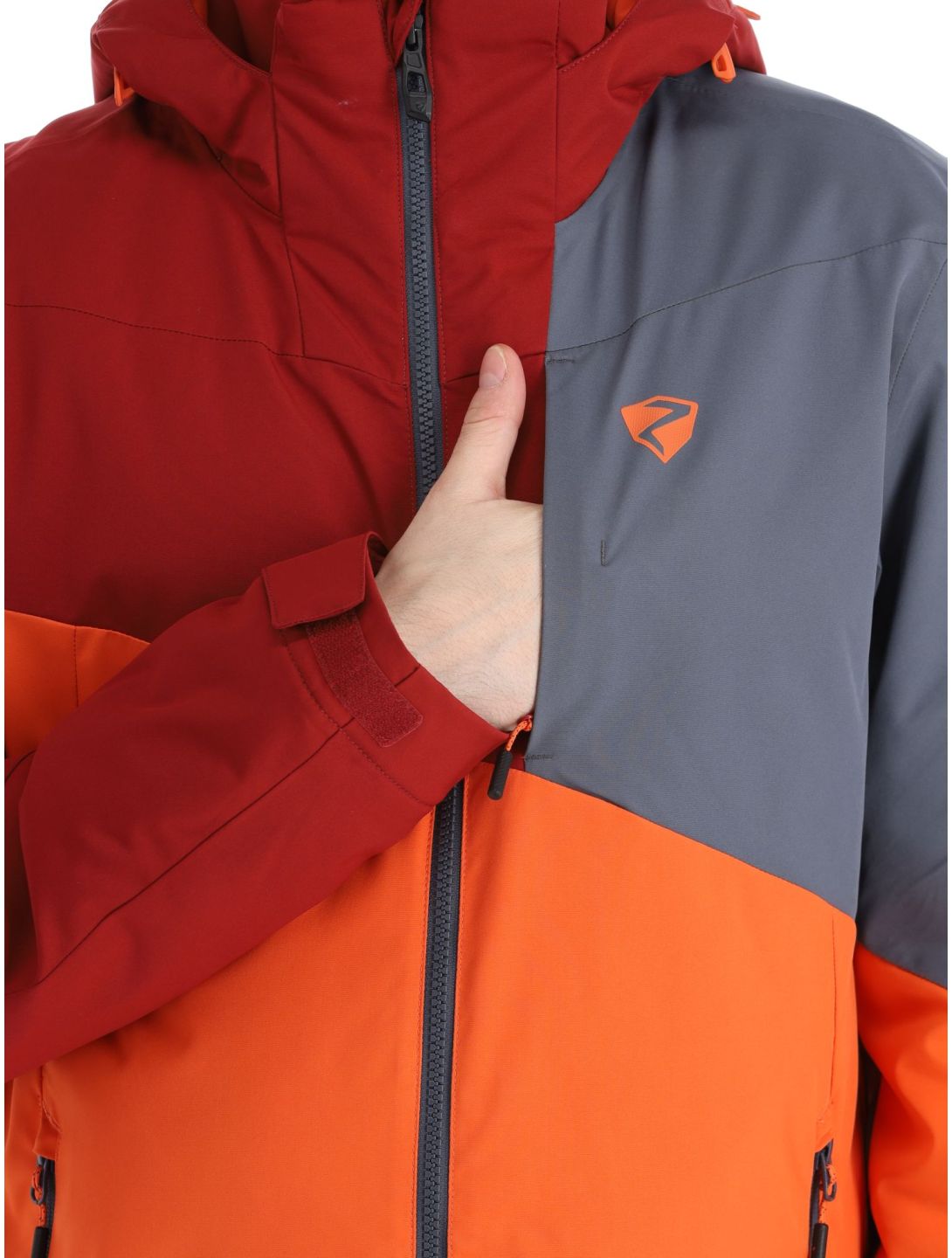 Ziener, Timpa Skijacke Herren Burnt Orange grau, orange, rot 