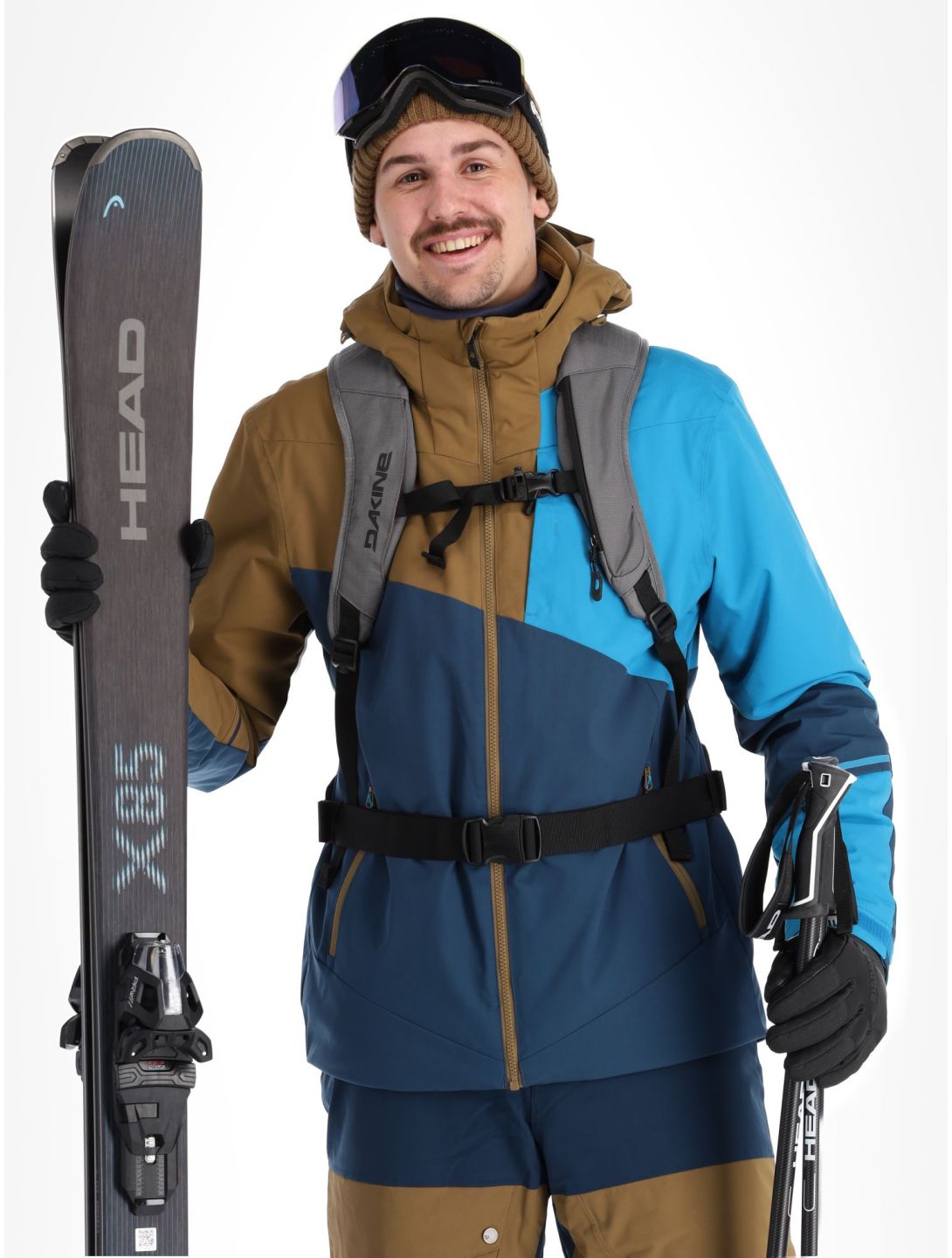 Ziener, Timpa Skijacke Herren Hale Navy blau, grau, grün 