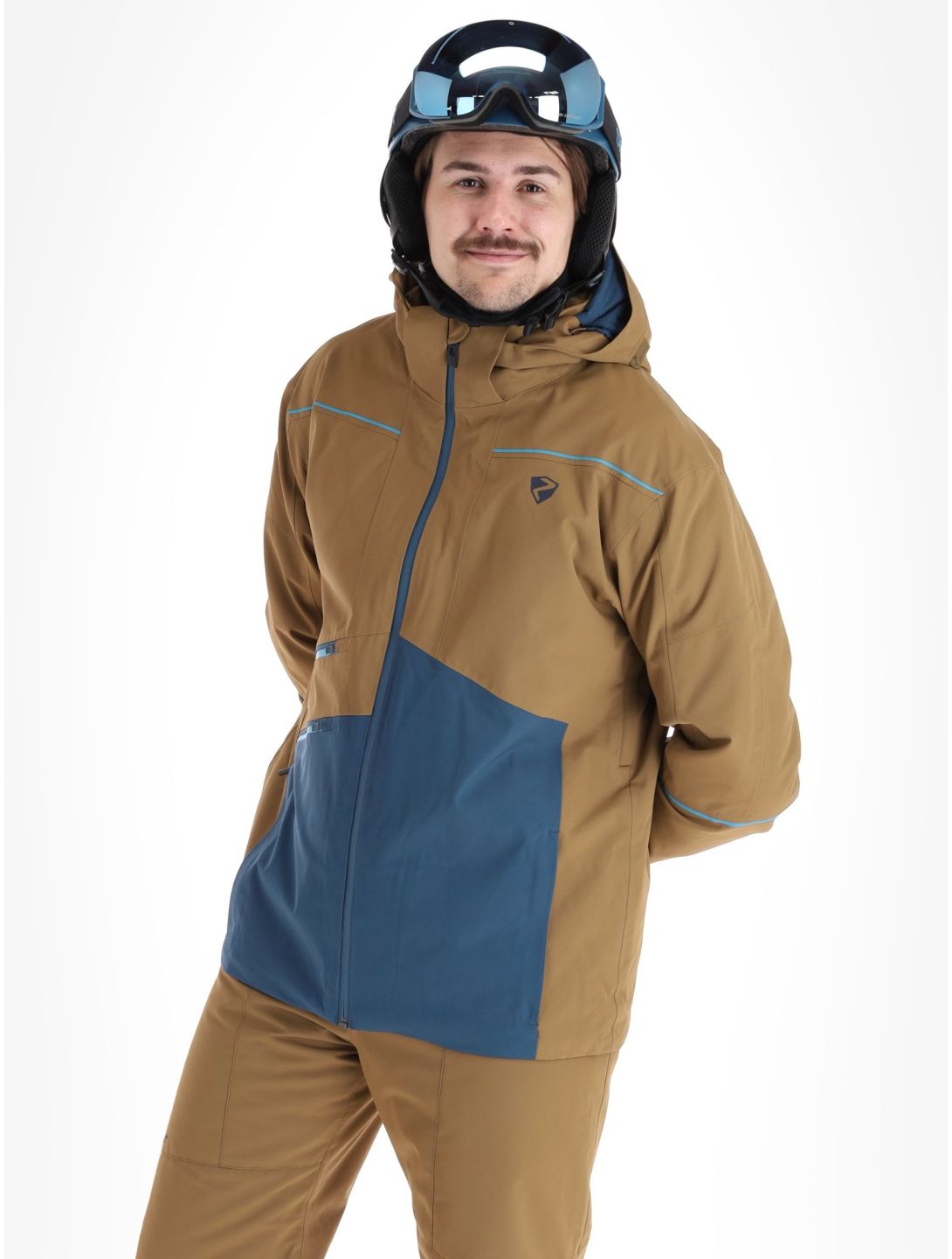 Ziener, Toaca Skijacke Herren Walnut Dob braun, grau 