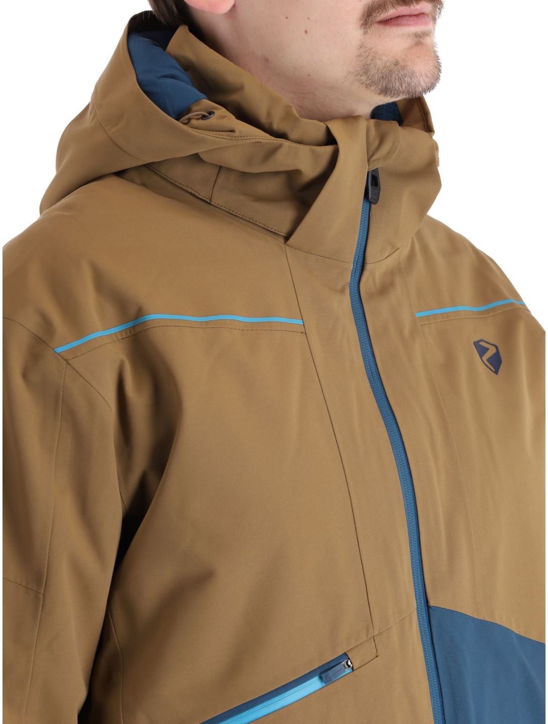 Ziener, Toaca Skijacke Herren Walnut Dob braun, grau 