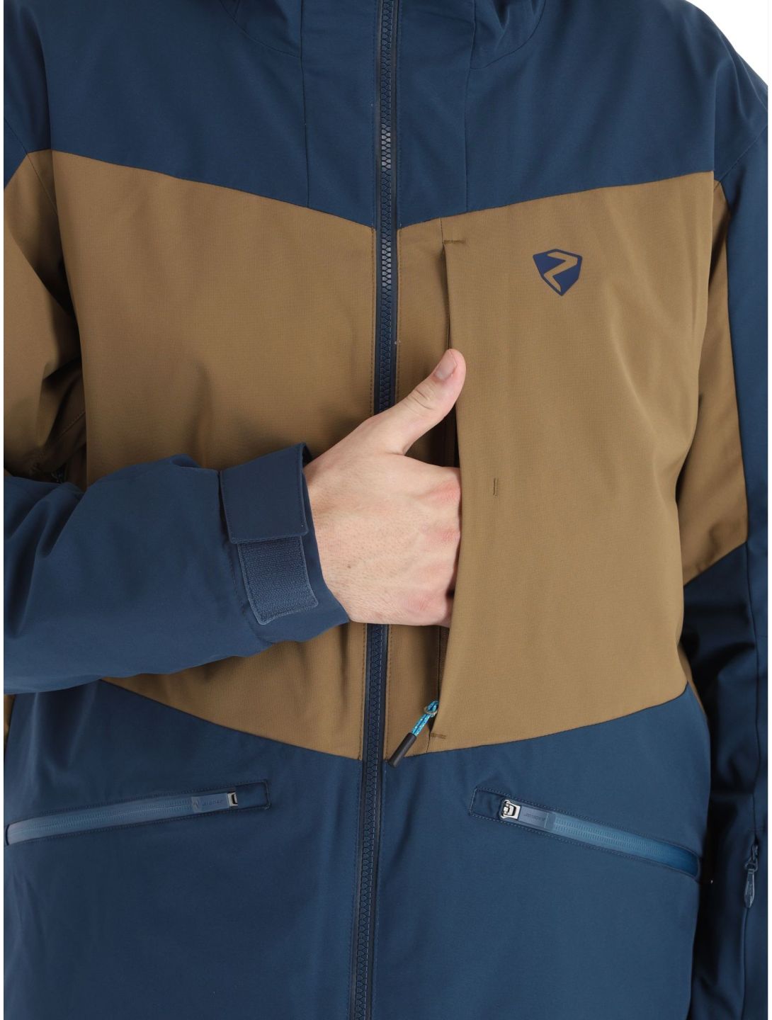 Ziener, Triglav Skijacke Herren Hale Navy blau, grün 