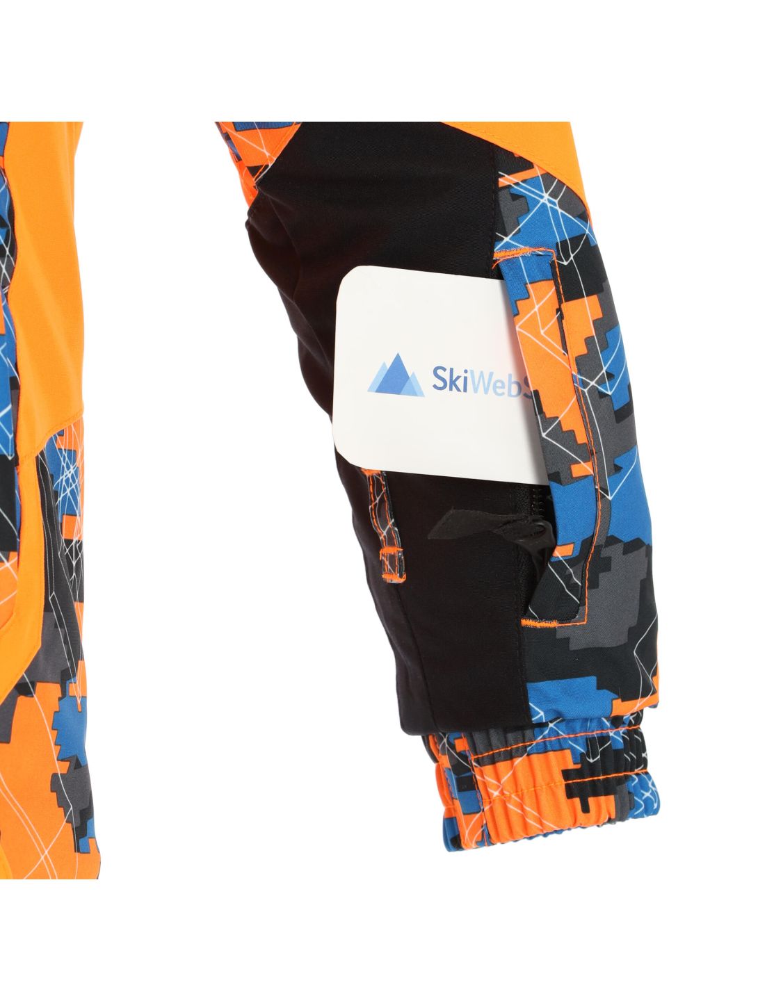 Spyder, Leader Skijacke Kinder camo maze print orange