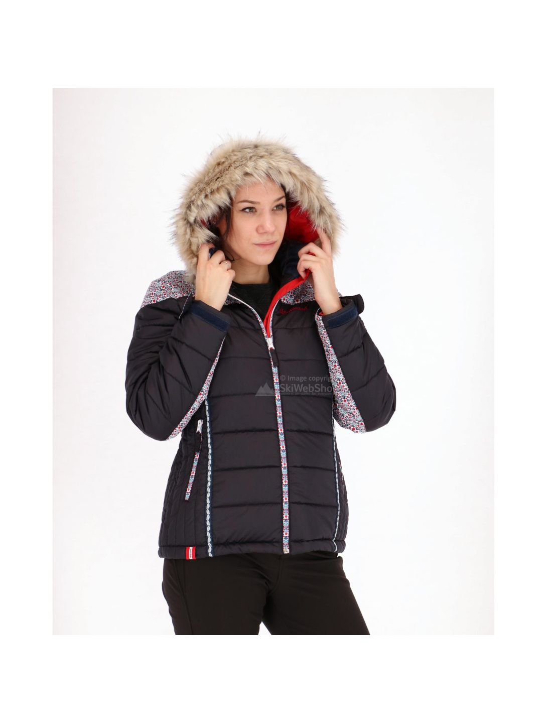 Almgwand, Goldkar KP Skijacke, Damen, marineblau