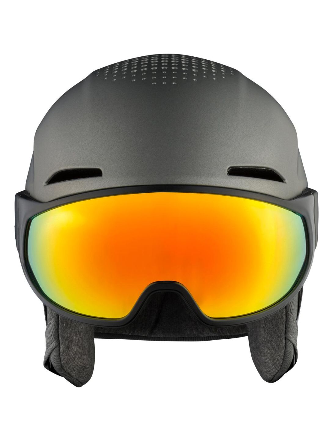 Alpina, ORO QV Mips Skihelm mit Visier Unisex Gunmetal Matt grau 