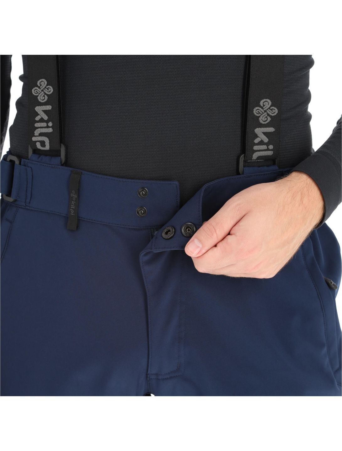 Kilpi, Rhea-M Softshell Skihose Übergröße Herren dark blau