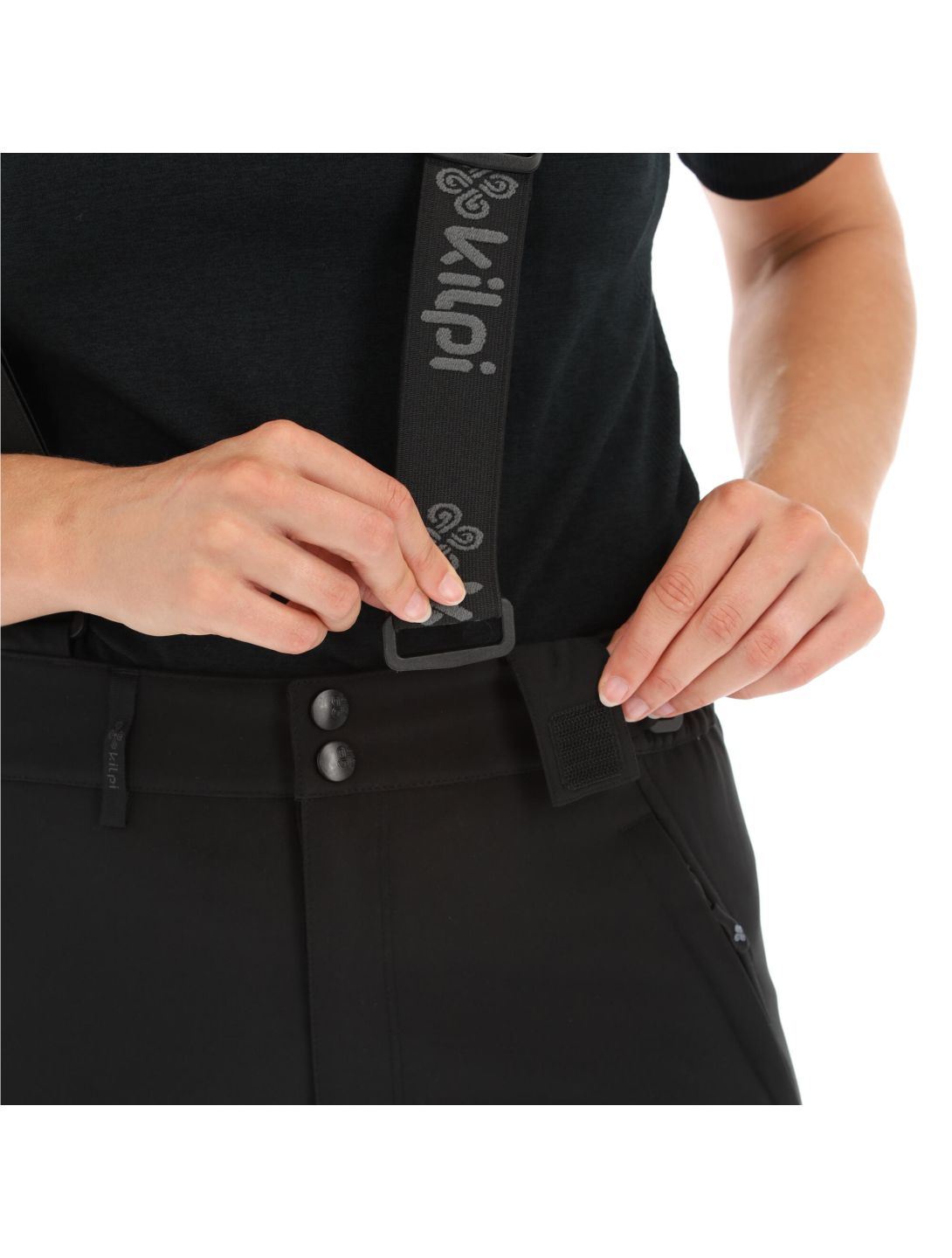 Kilpi, Rhea-W Softshell Skihose Übergröße Damen schwarz