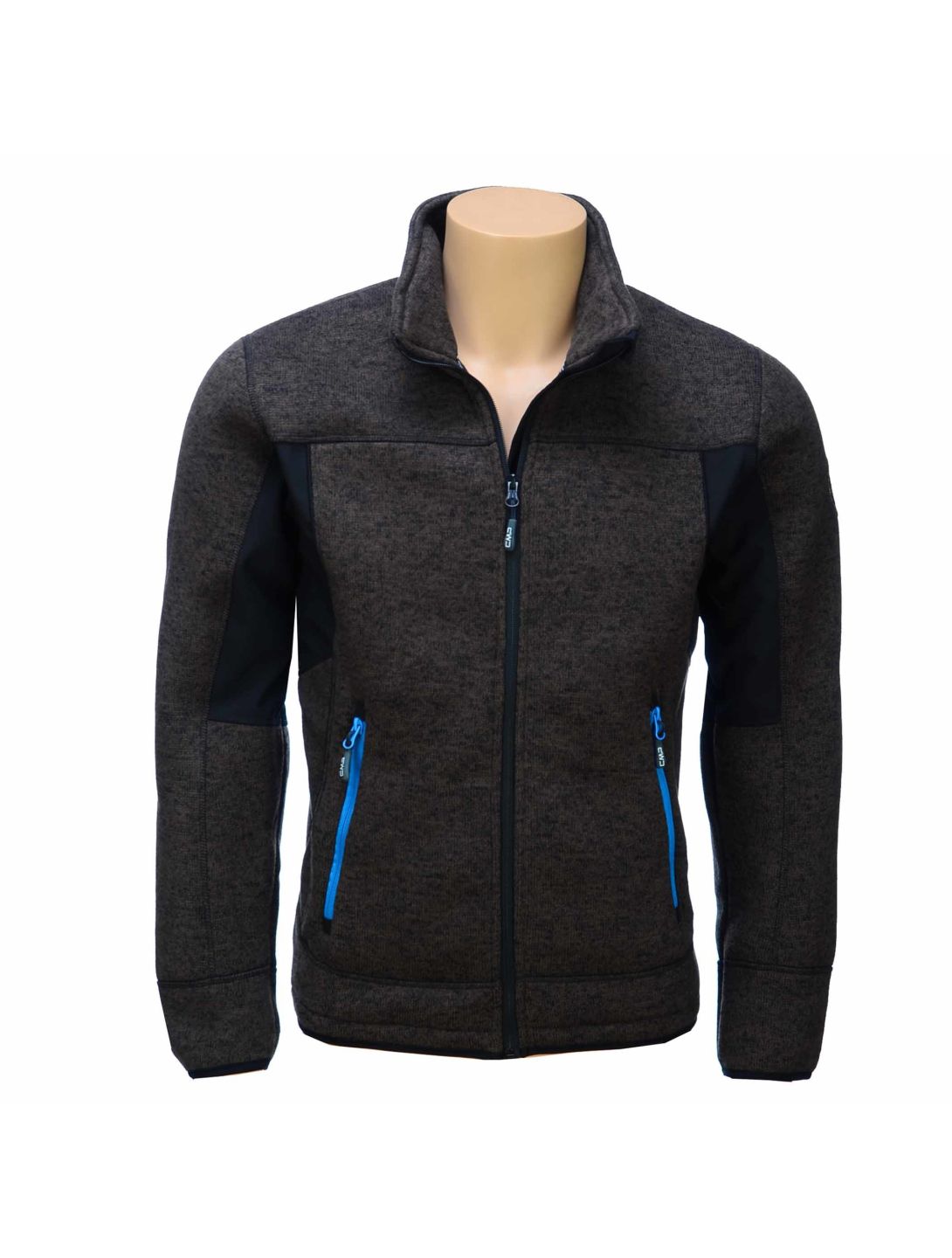 Campagnolo, Fleece Skijacke Herren, braun meliert