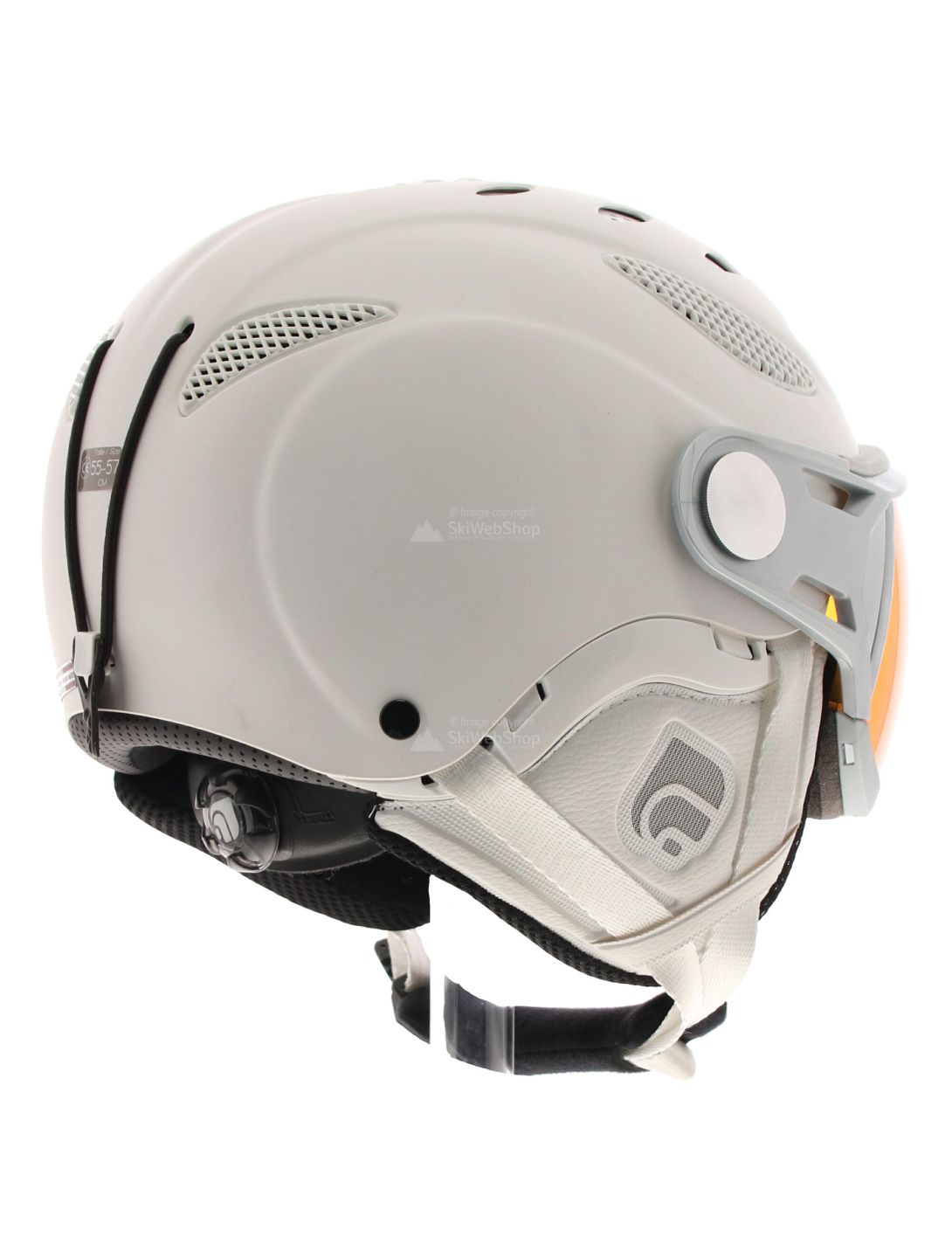 Cairn Cosmos Photochromic Skihelm, matt weiß