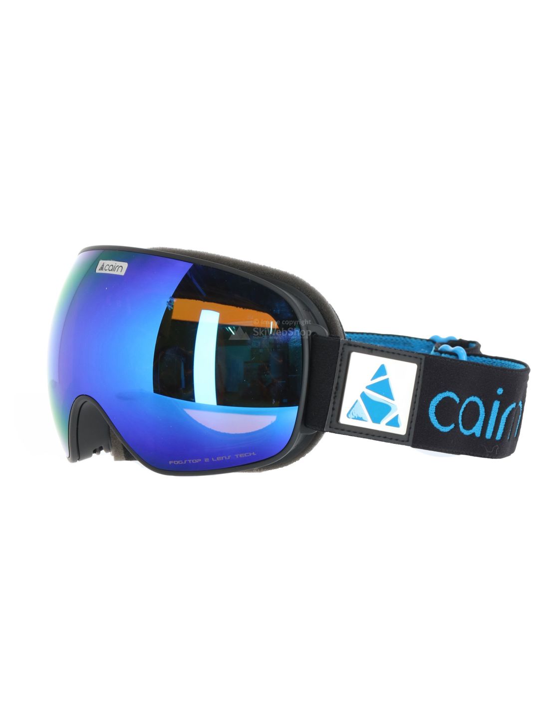 Cairn, Focus Otg Skibrille Unisex Mat Black Blue Mirror blau, schwarz 