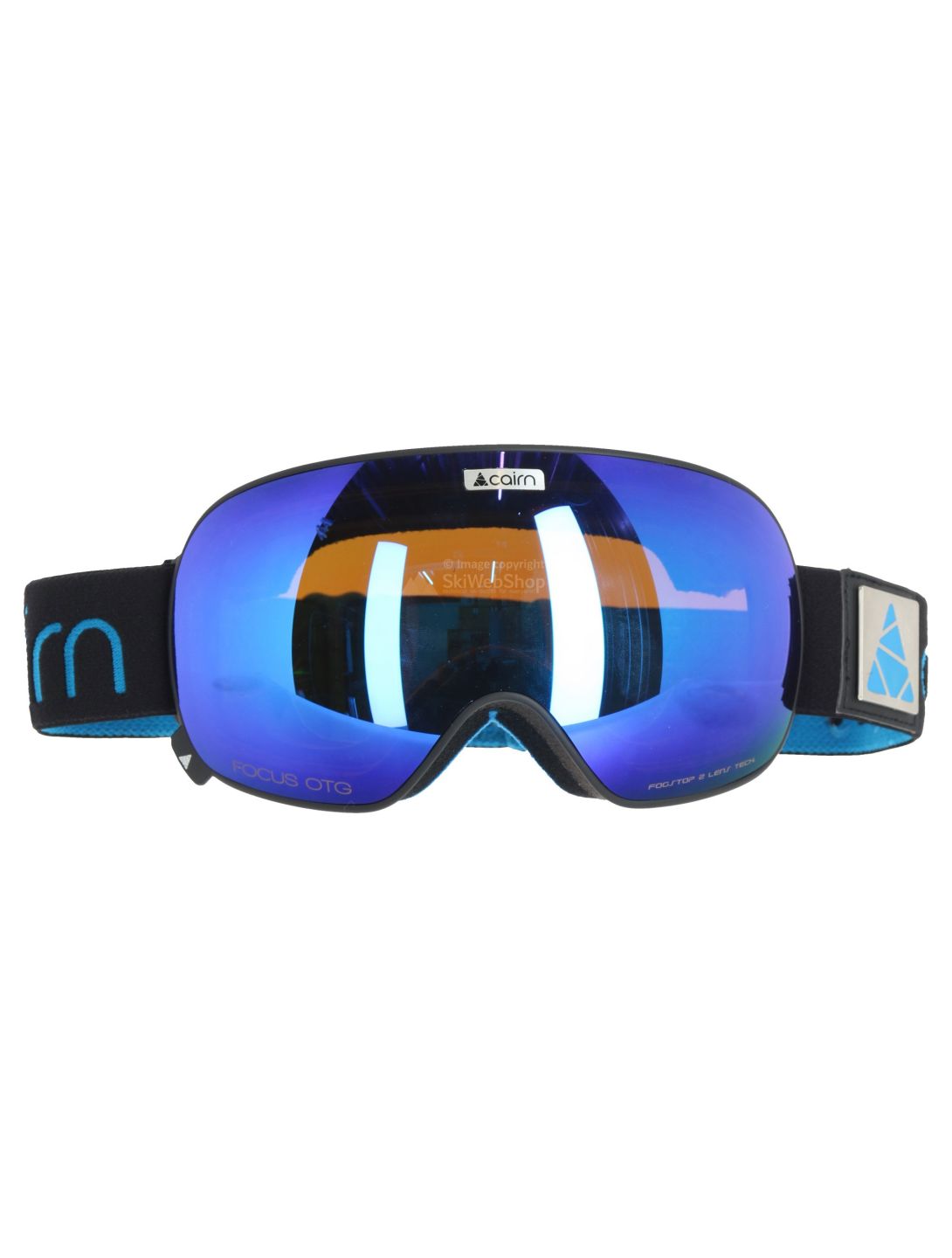 Cairn, Focus Otg Skibrille Unisex Mat Black Blue Mirror blau, schwarz 