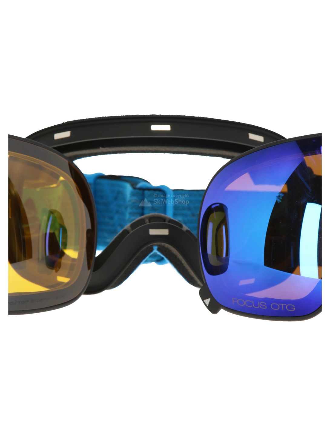 Cairn, Focus Otg Skibrille Unisex Mat Black Blue Mirror blau, schwarz 