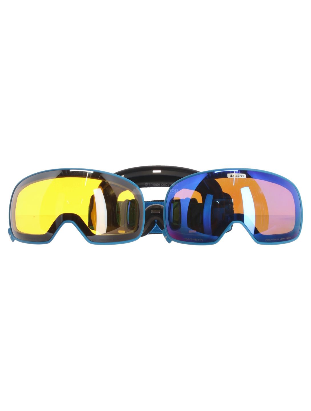 Cairn, Magnetik Spx3000 Skibrille extra Linse Unisex Mat Black Blue orange, schwarz 