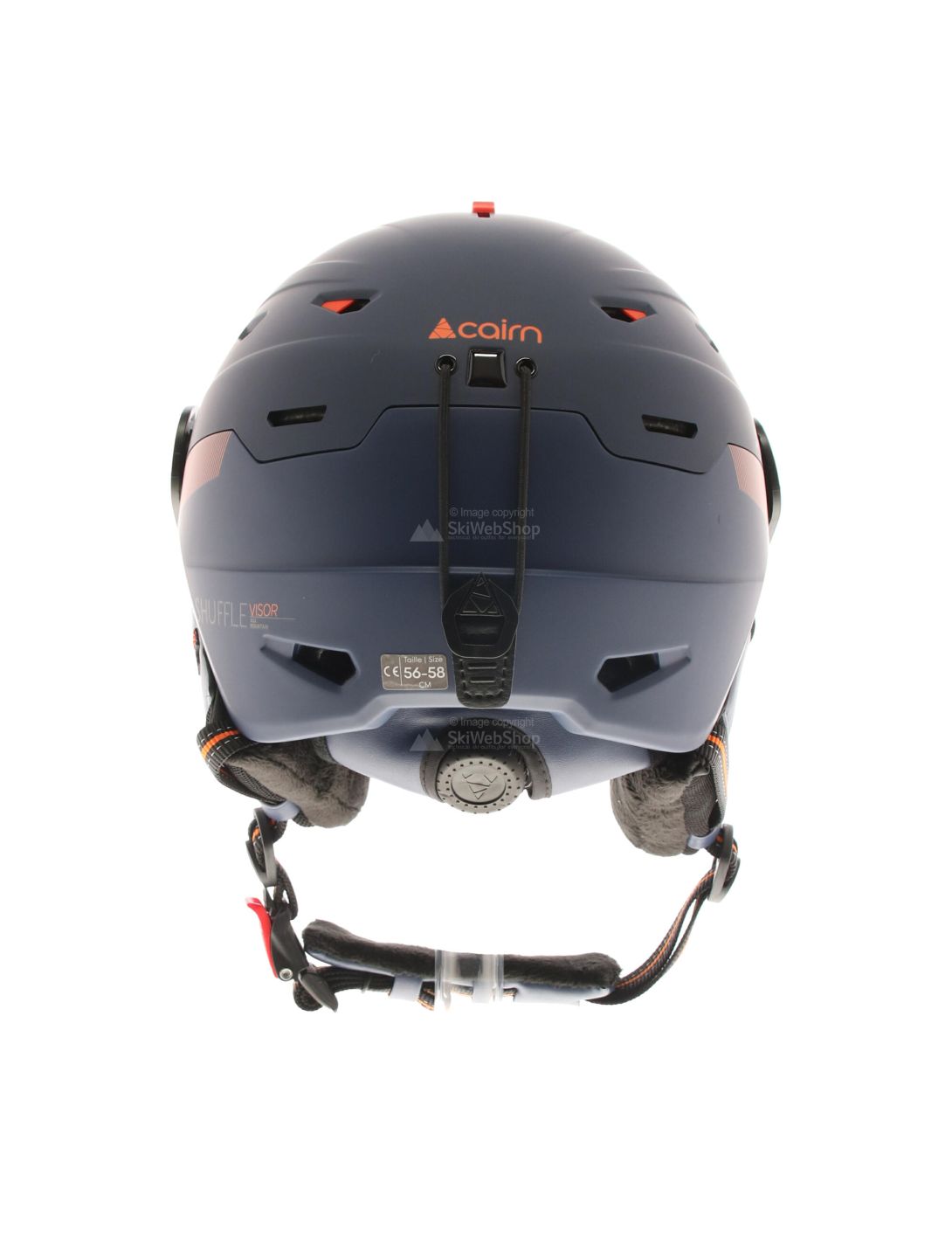 Cairn, Shuffle Visor Evolight NXT, Skihelm mit Visier, midnight orange