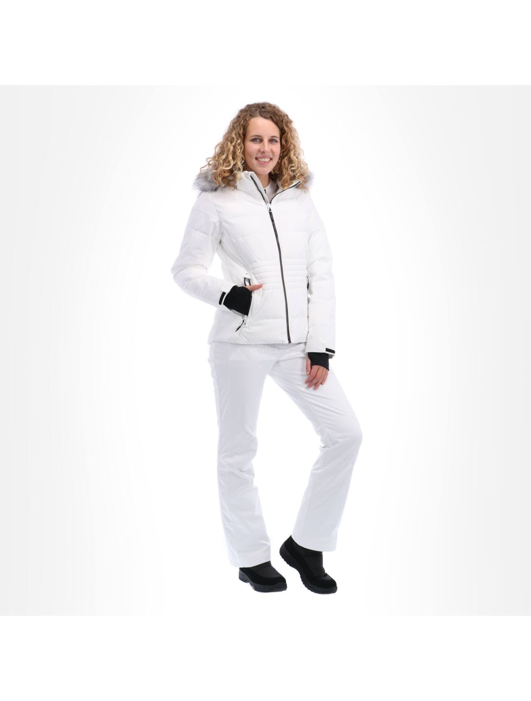 CMP, Ski jacket zip hood, Skijacke, Damen, weiß