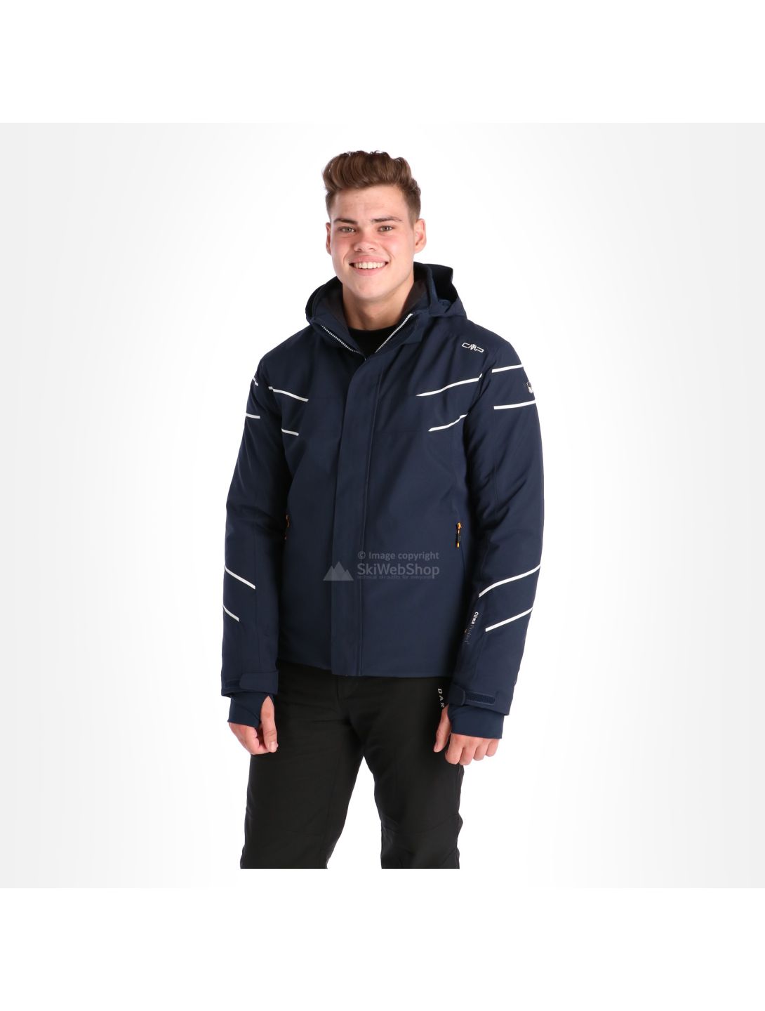 CMP, Skijacke, Herren, blau/weiß