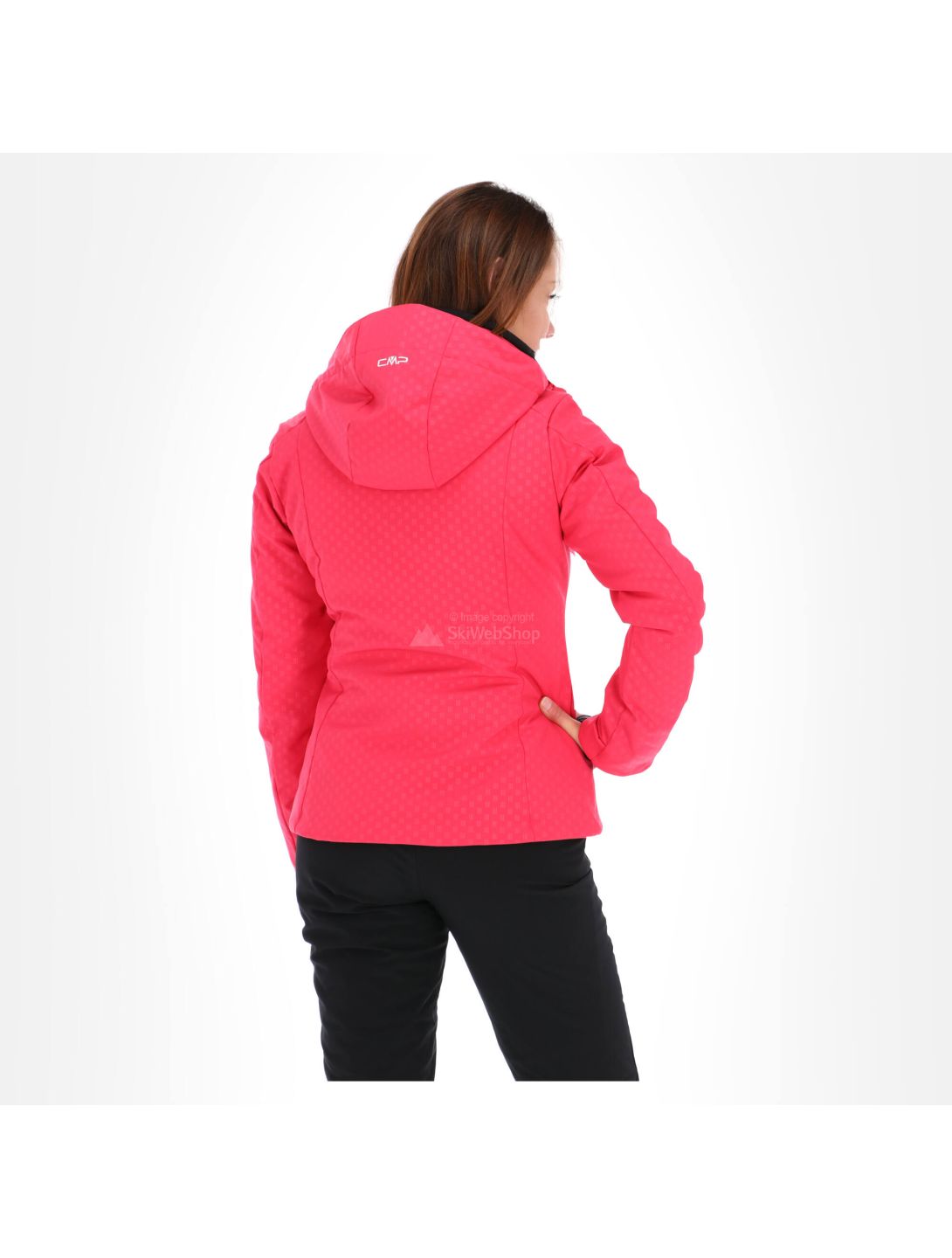 CMP, Softshell jacket zip hood, Softshell Skijacke, Damen, rhodamine rosa