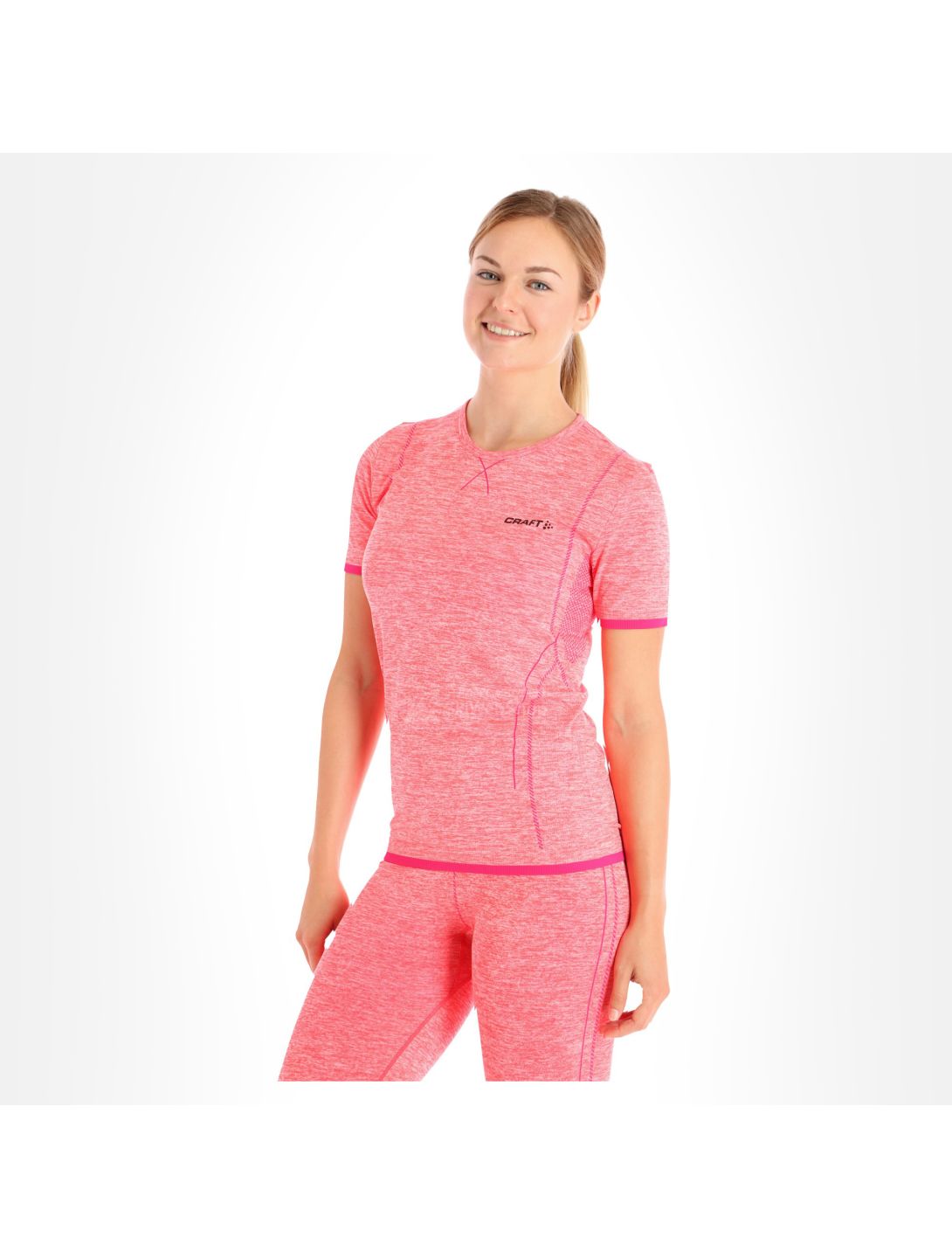 Craft, Active Comfort RN SS, Thermoshirt, Damen, crush pink