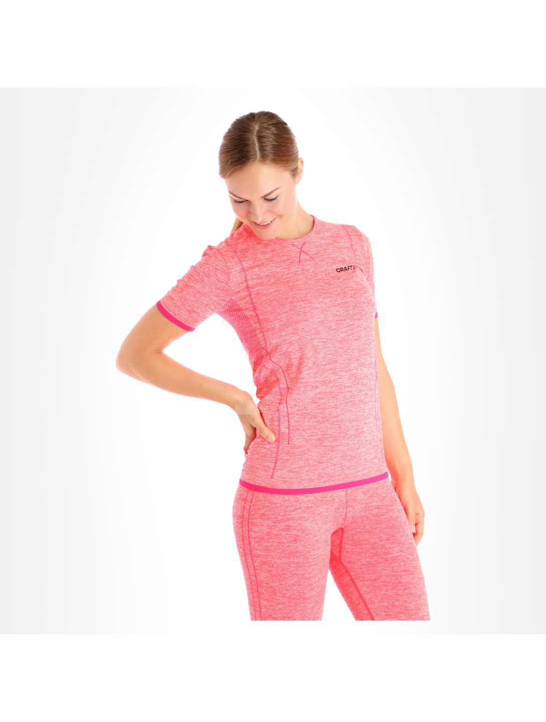 Craft, Active Comfort RN SS, Thermoshirt, Damen, crush pink