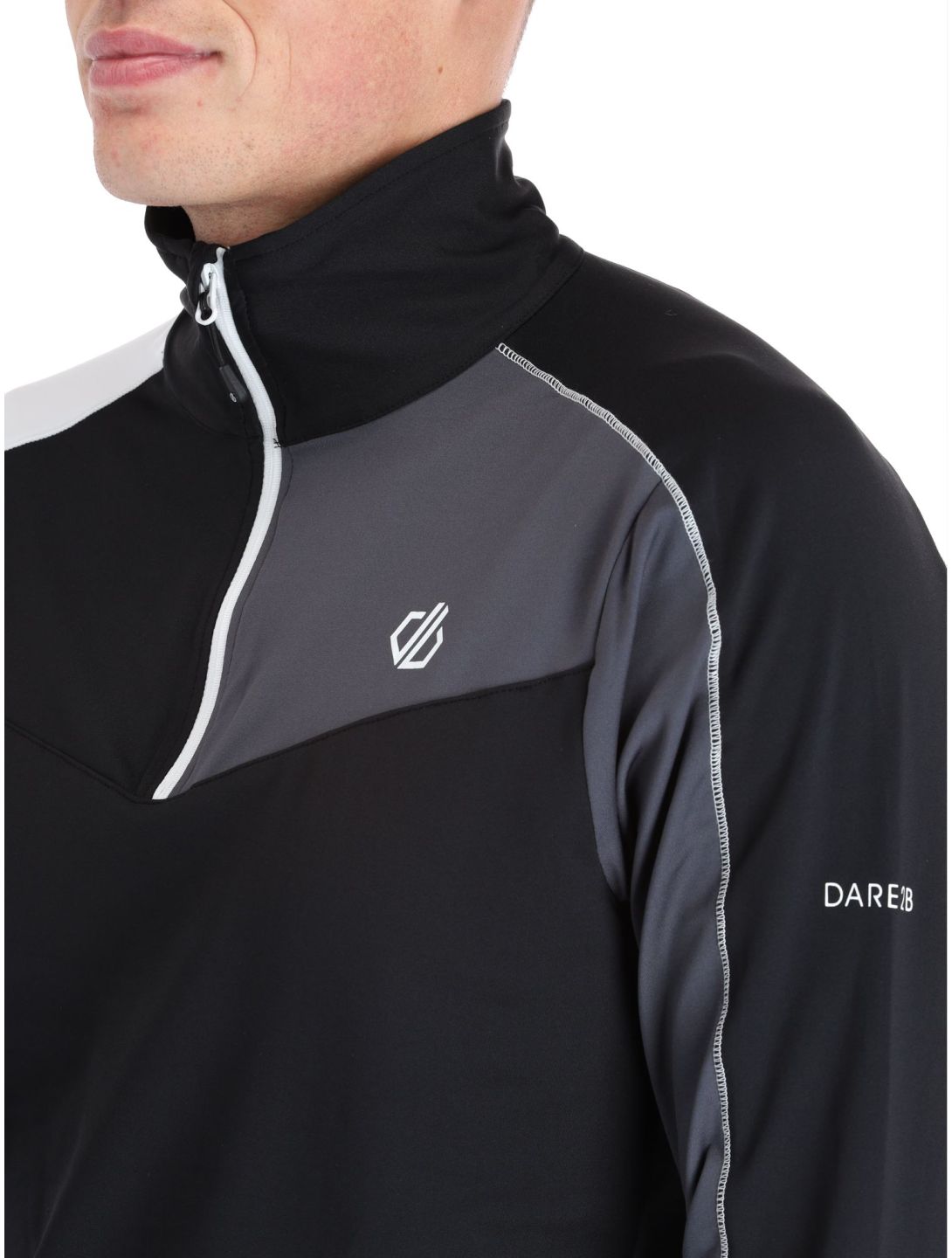 Dare2b, Dignify II Core Stretch Pullover Herren Black / Ebony grau, schwarz 